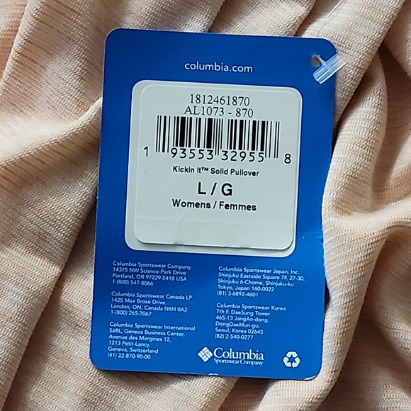 Nwt Columbia omniwick kickin it light breathable pull over - Size Large - Picture 13 of 15